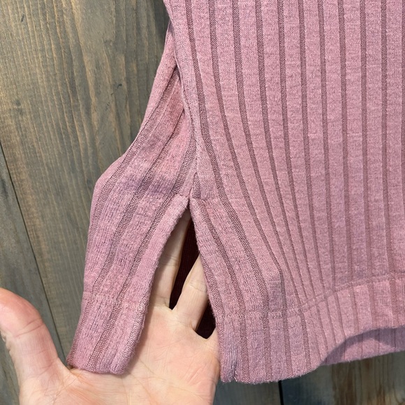 Free People intimatly mauve sleeveless ribbed top - Picture 3 of 5